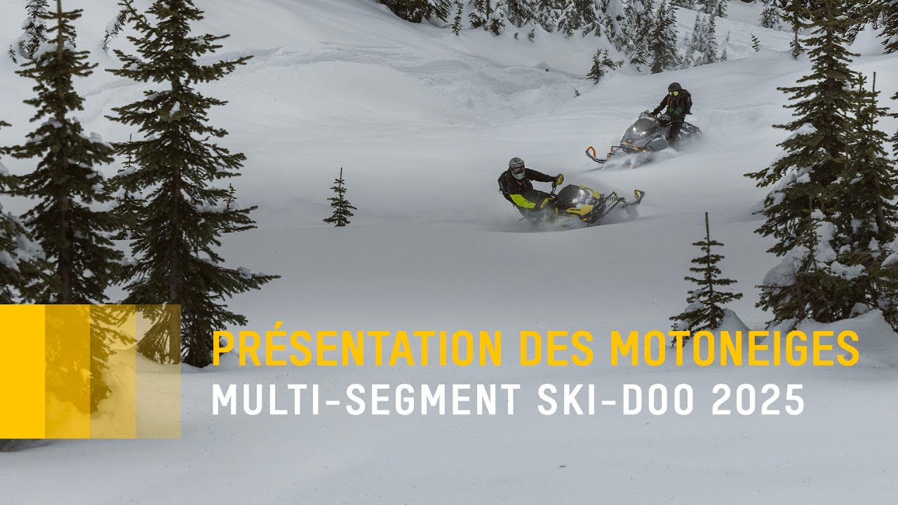 La présentation des motoneiges multi-segment Ski-Doo 2025