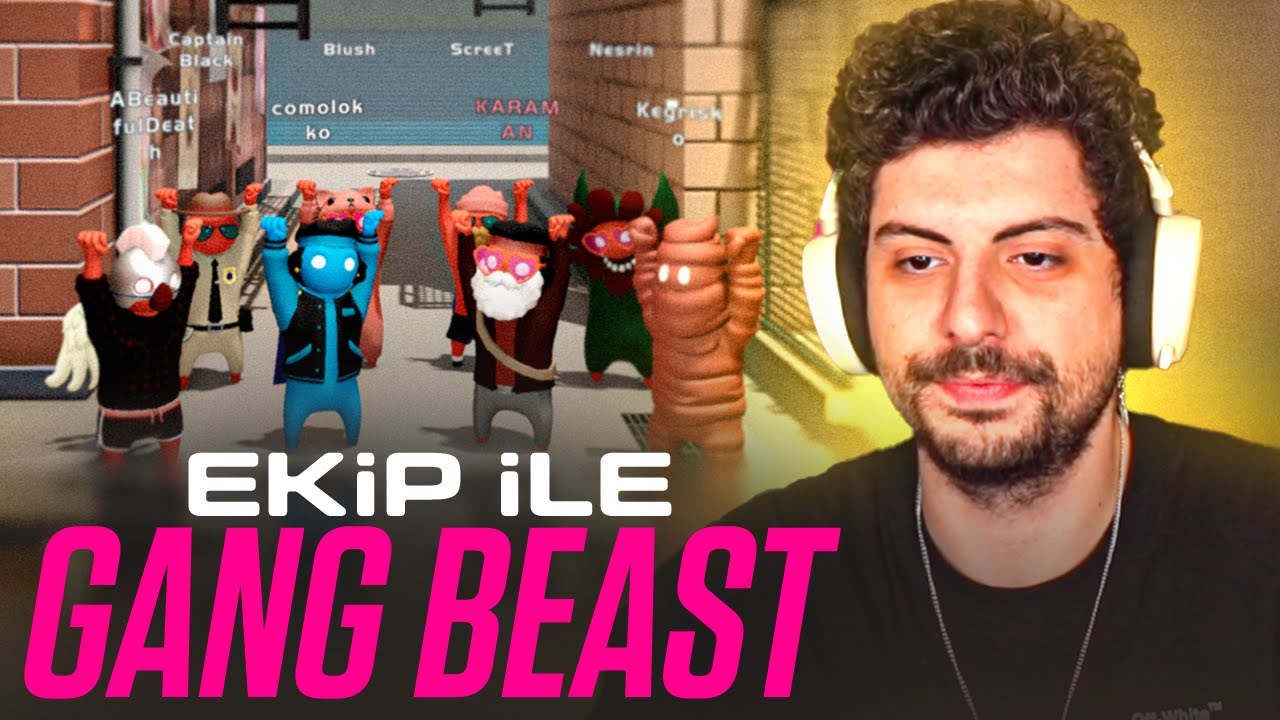 EKİBİ YERDEN YERE VURDUM! | EKİP İLE GANG BEAST! | Hype
