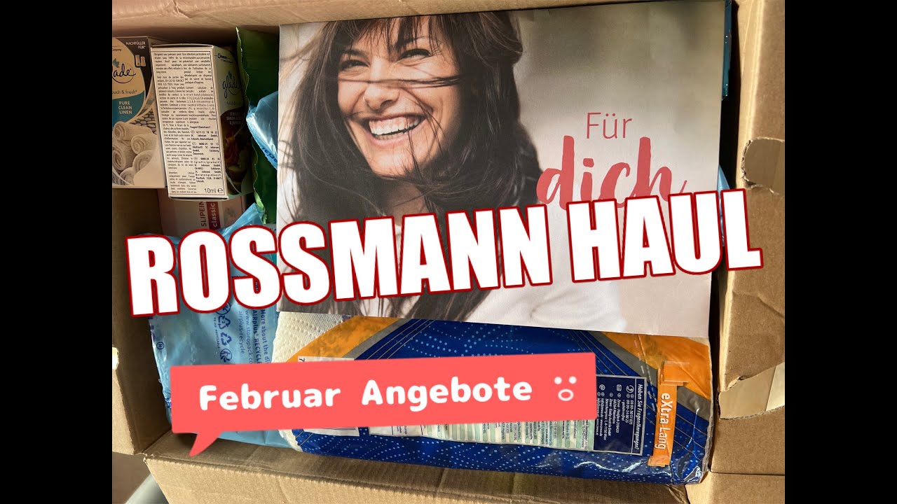 ROSSMANN HAUL | FEBRUAR ANGEBOTE | SCHN&Auml;PPCHEN | Melincaslive | Melincaswelt