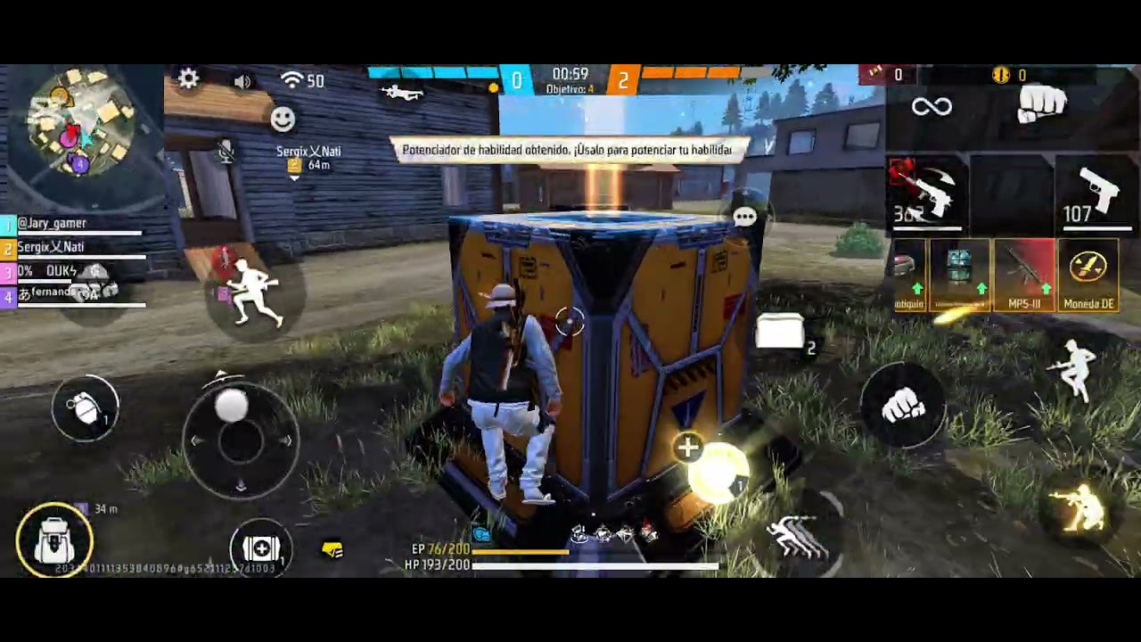 Cumpliendo el reto penalización de Daño #FreeFire #CastigoFF