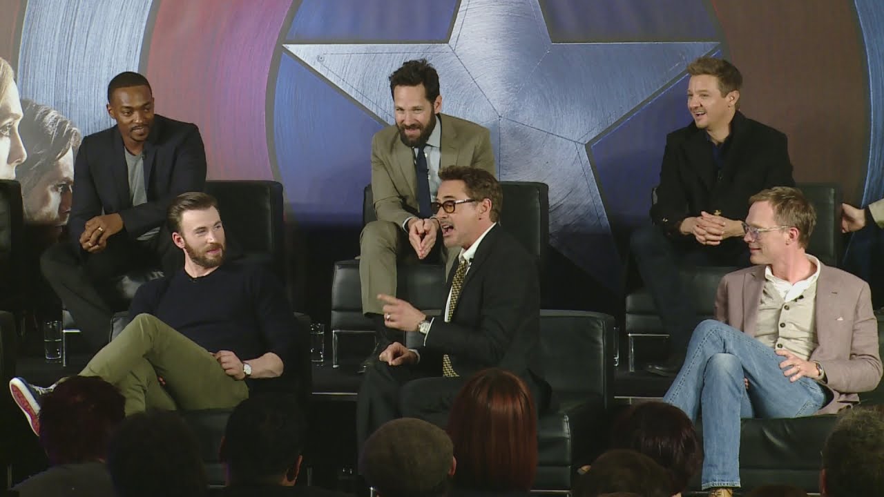 Marvel's Civil War cast talk trailer-size envy