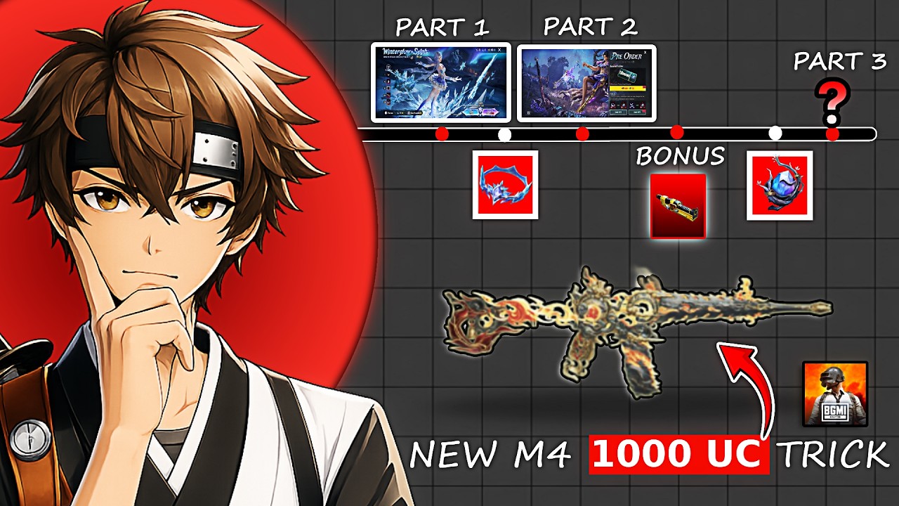 Get New M416 Skin Under 1000 UC 🤫 in BGMI | New M416 Skin Trick 100% TRICK! 😍| Part 2