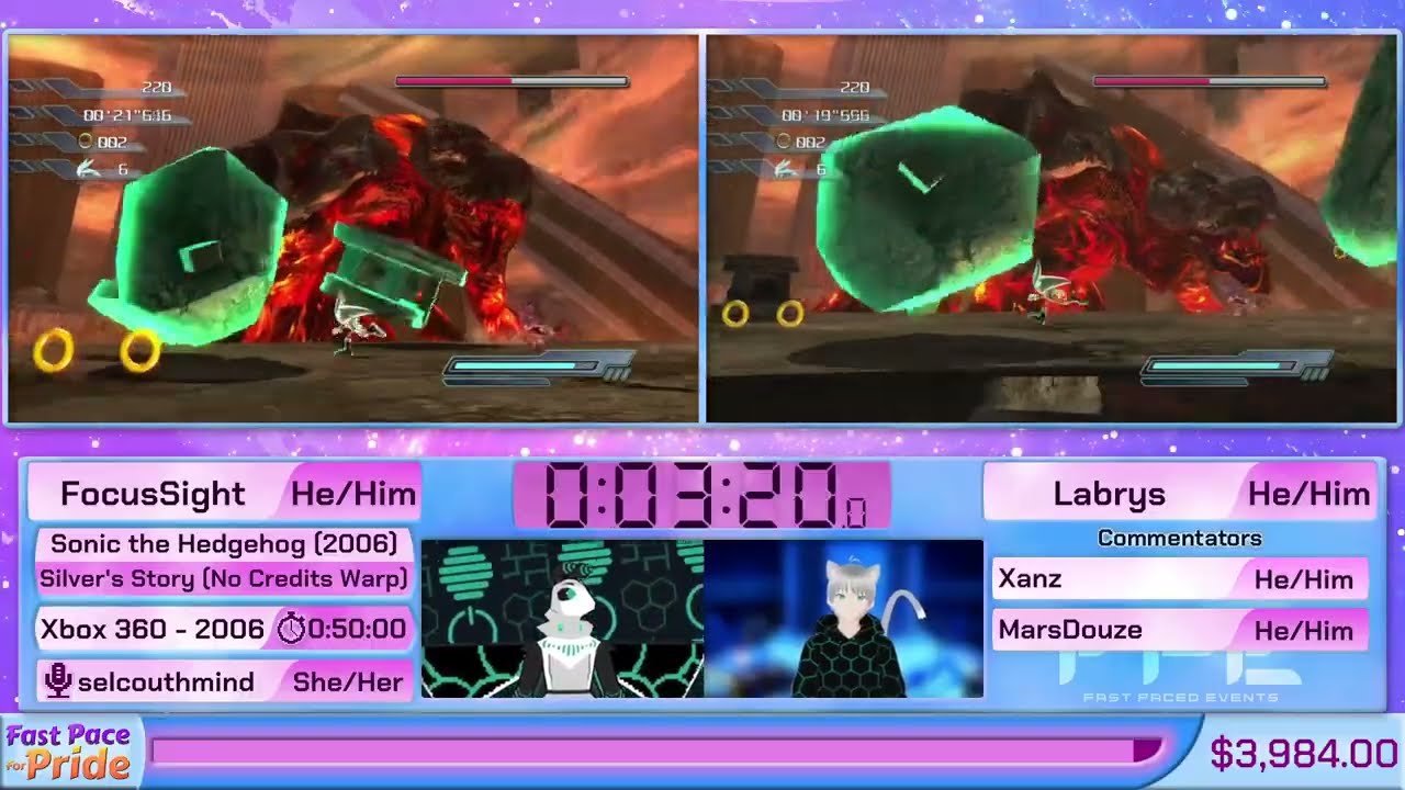 Sonic the Hedgehog 2006 (Silver's Story Race) by FocusSight and Labrys in 48:01 - FPFP2025