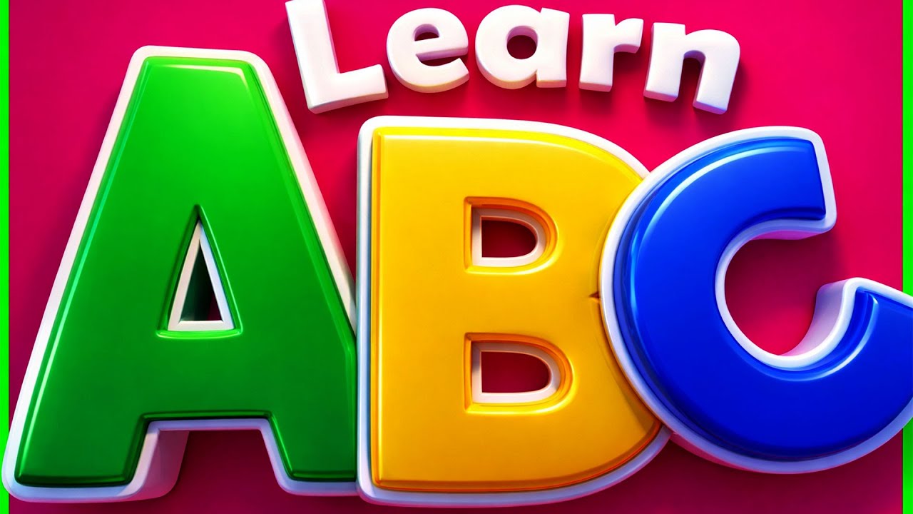 A for apple | ABC Song with Words 🅰️🅱️🅲 | ABC Phonics Song for Toddlers | Fun Baby Learning Song