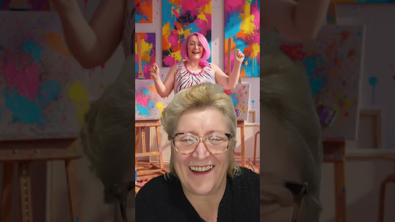 CHAT CHAT!NANA'S FLUID REFLECTION ART &VLOGS @sanjahotko8585 LIVE #youtubelives # creators #chating