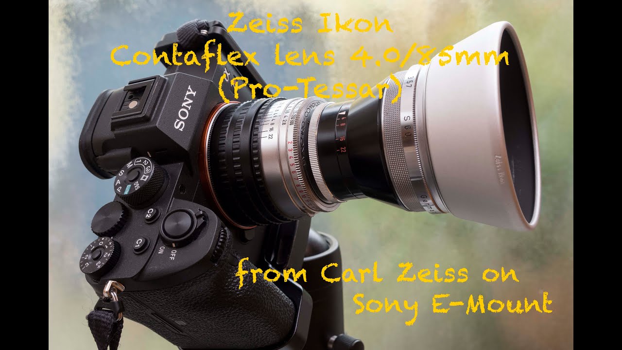 Zeiss Ikon Contaflex lens 4.0 85mm Pro Tessar from Carl Zeiss on Sony E-Mount