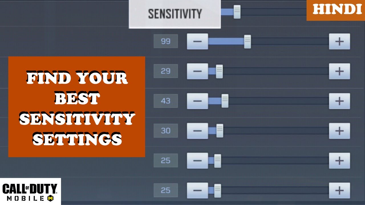 Find BEST Sensitivity Settings for your Phone/Tablet | Call of Duty Mobile | Tips & Tricks | Hindi