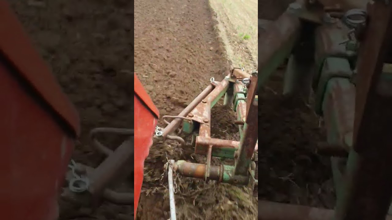 Oporowa orka ścierniska   #c330 #ursus #rolnictwo #pług #orka #oporowo