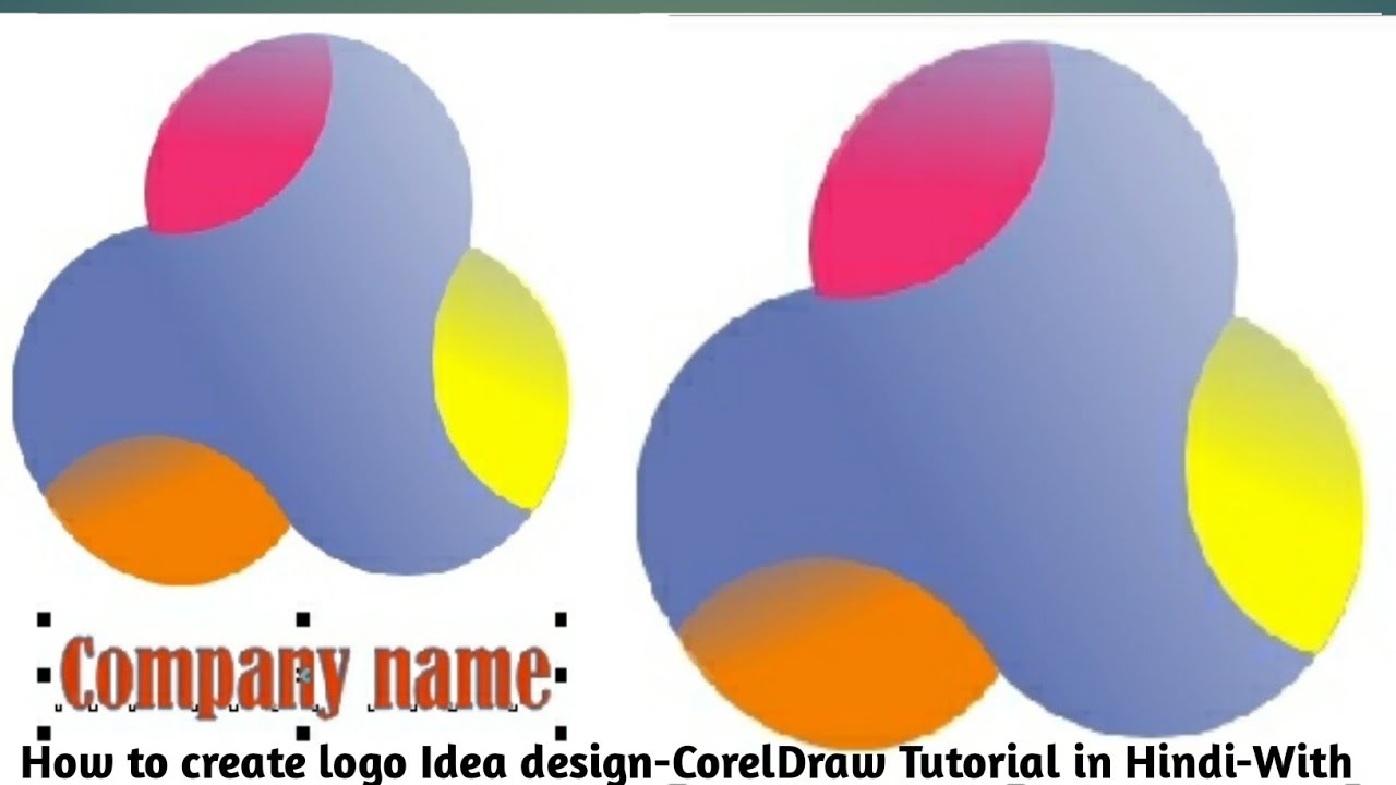 How to create logo Idea design-CorelDraw Tutorial in Hindi-With Anjuvir