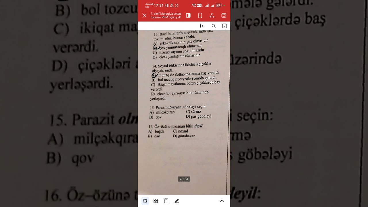 @ulviyye.muellim ilə biologiya 