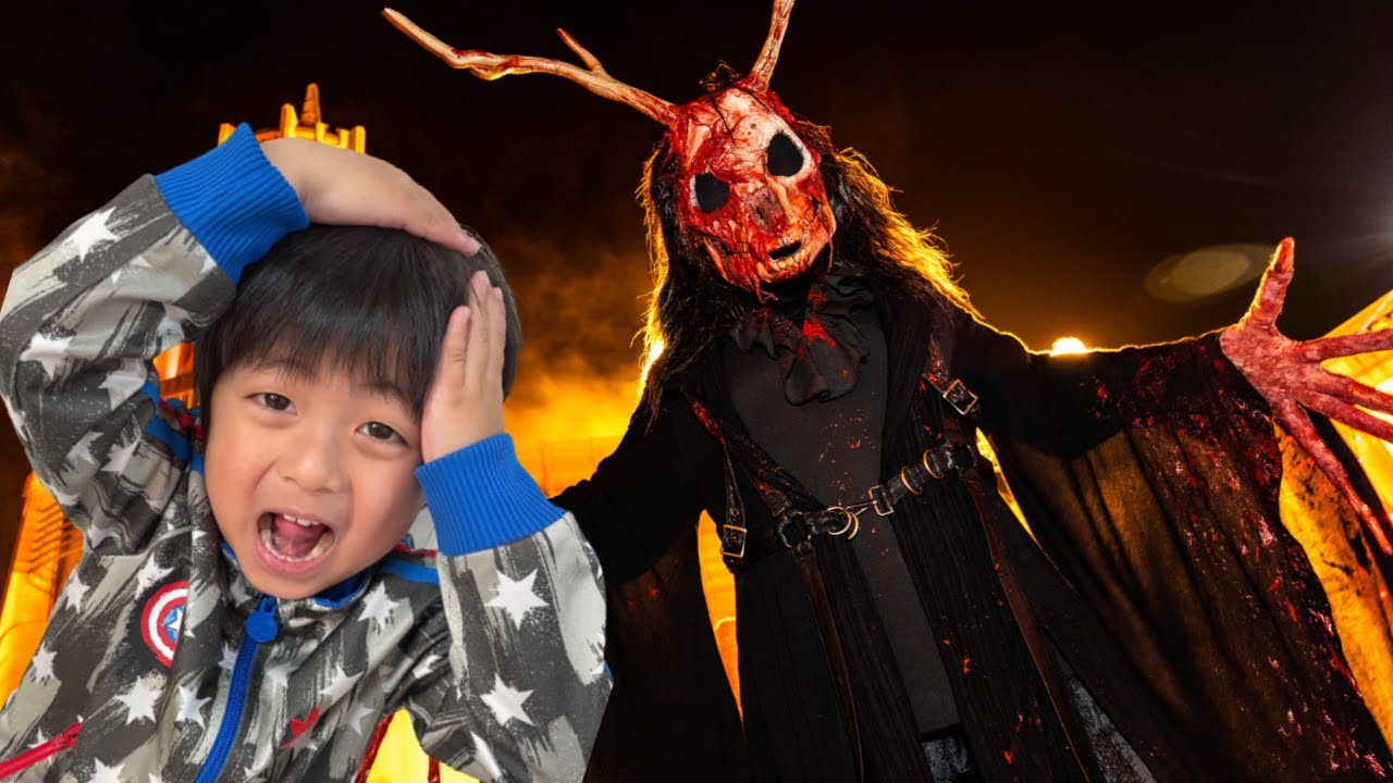 【大絶叫】USJのハロウィンホラーナイトが怖すぎた！　おでかけ【まりちゃんいずちゃんチャンネル】