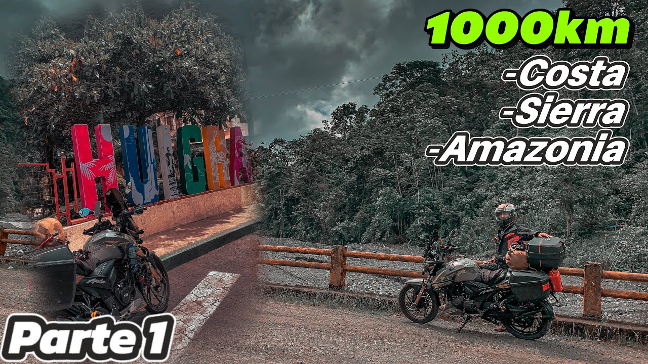 1000km de ruta 🛣️🏍️| Guayaquil a Baños🏞️ | Parte 1️⃣