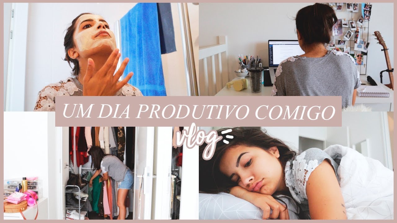 UM DIA PRODUTIVO COMIGO - trabalho em casa, exercícios, alimentação e mais | Vanessa Lino