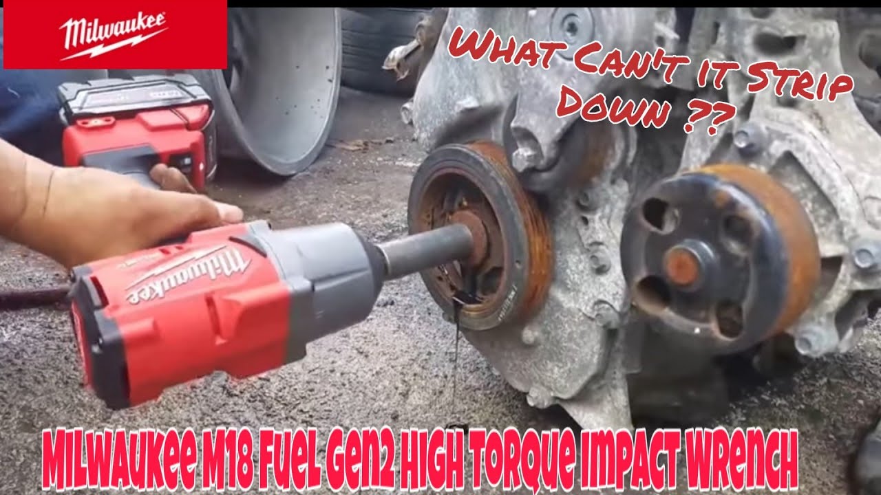 THE MILWAUKEE M18 FUEL GEN 2 High Torque Impact Wrench Striping Down Parts .. WHAT CAN'T IT REMOVE?