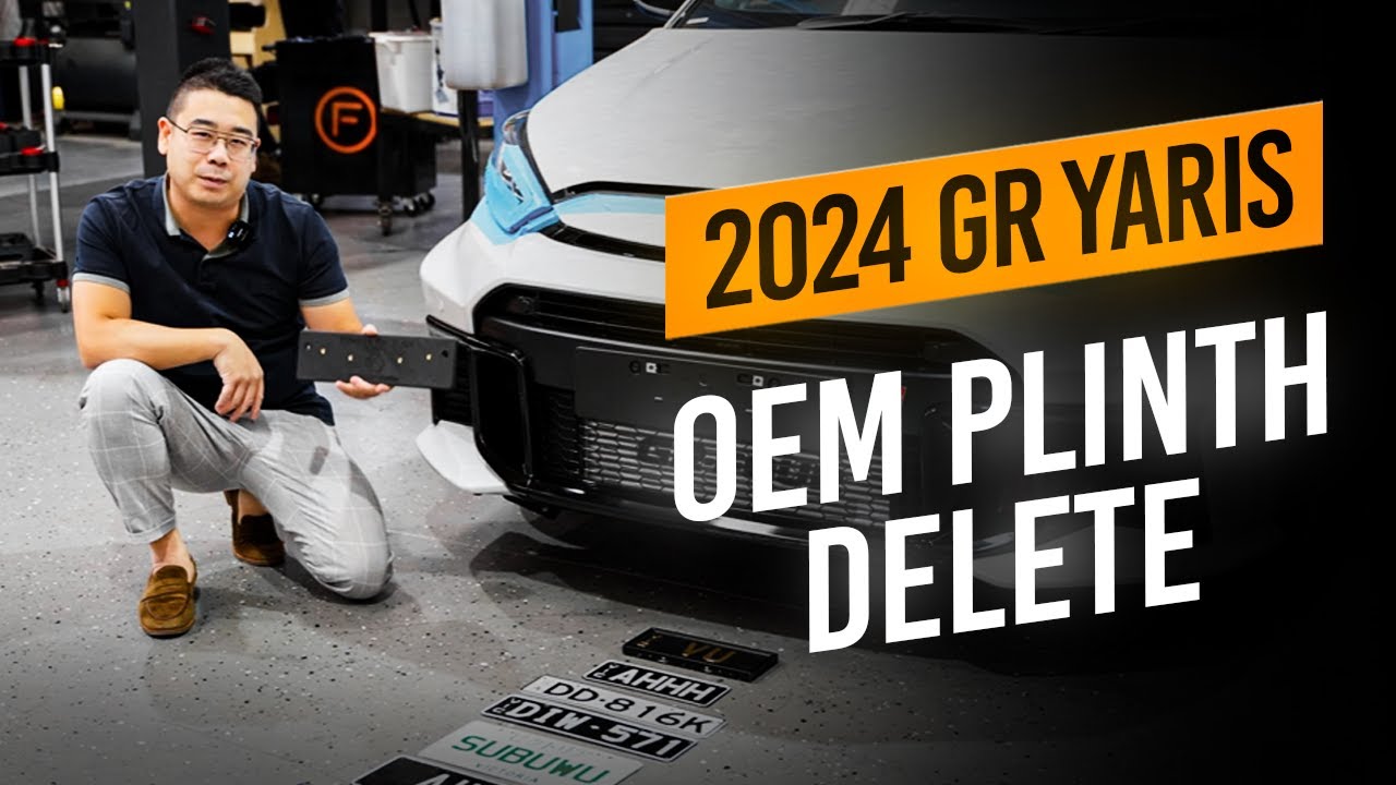How to Install License Plates on 2024 GR Yaris | Flow Brackets