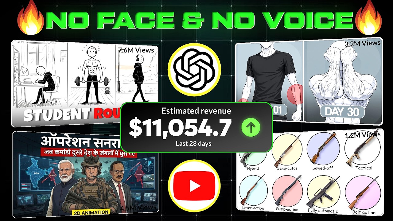 🎯 10 Profitable Faceless YouTube Niches That Can Go Viral in 2026