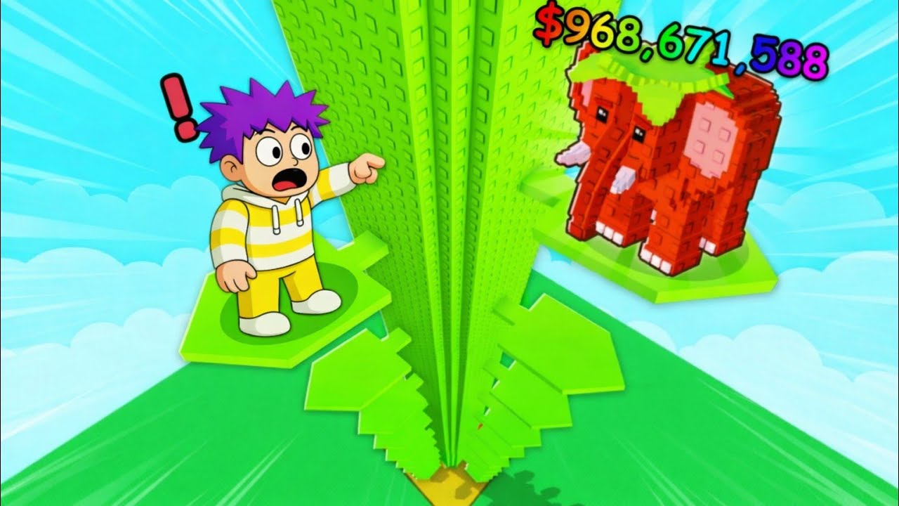 AKU TUMBUHKAN BEANSTALK TERTINGGI DEMI BRAINROT SECRET!Roblox Grow Beanstalk for Brainrot Indonesia 