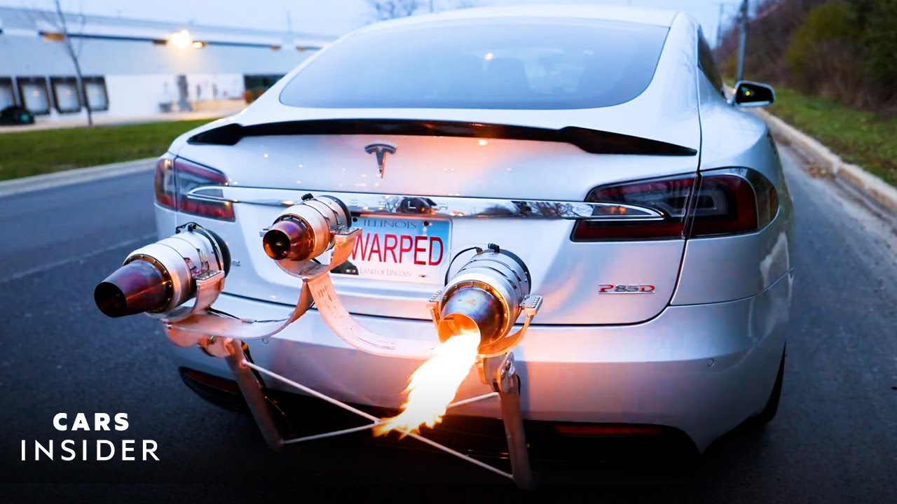 How To Make A Jet-Engine-Powered Tesla | Cars Insider