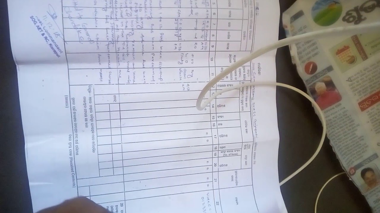 How to fill up TA bill in  odisha battalion