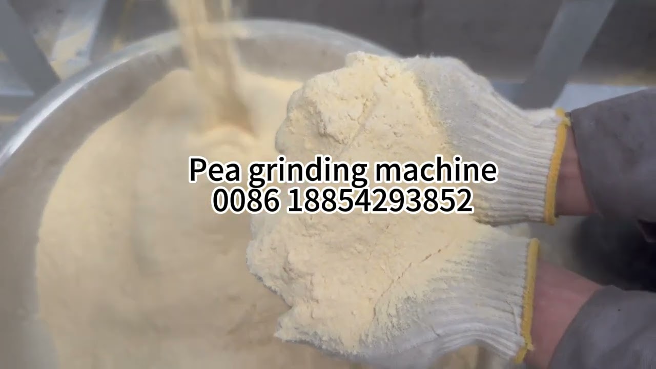 Soyabean chickpea mungbean Pea flour grinding machine