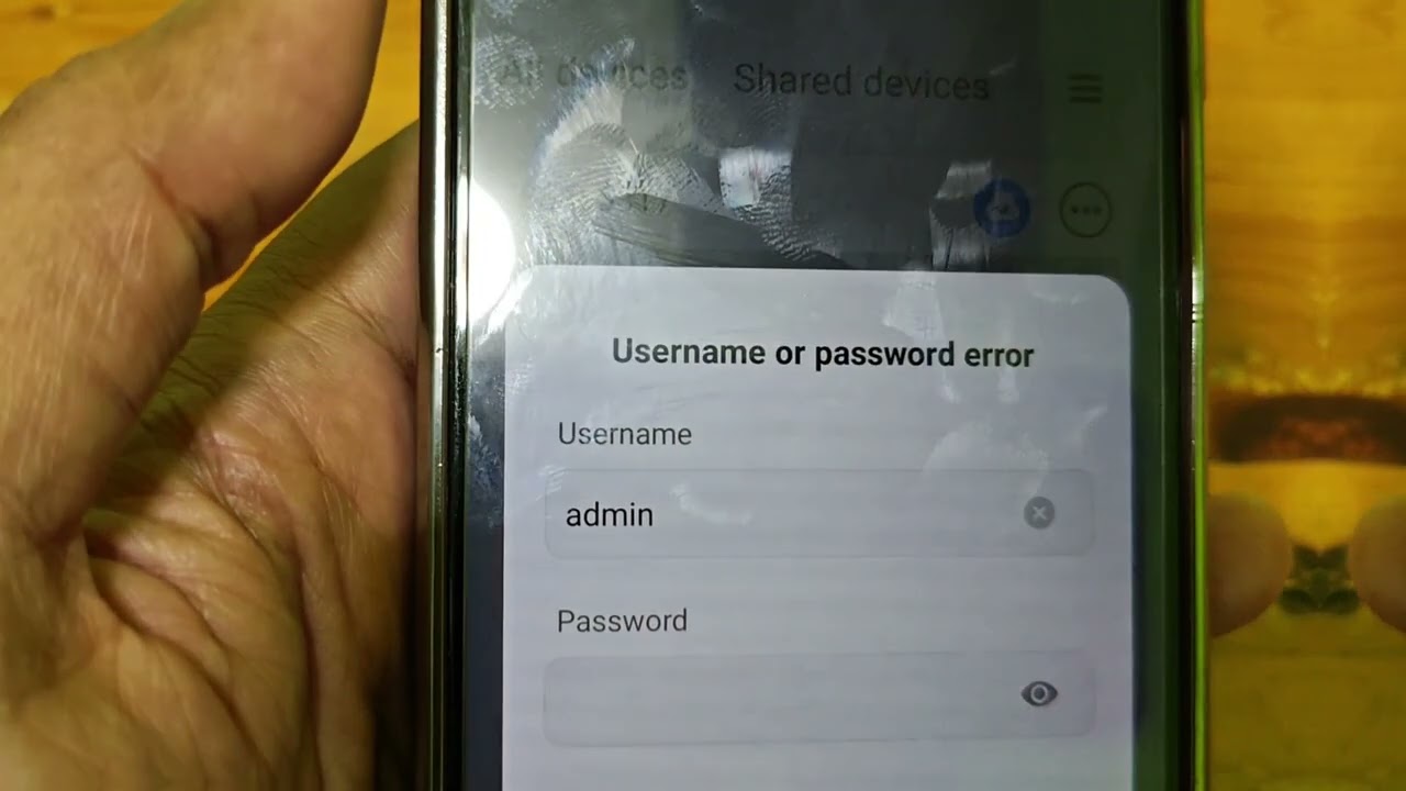 Как исправить ошибку имени пользователя и пароля на V380 Pro Приложения для видеонаблюдения V380 Pro