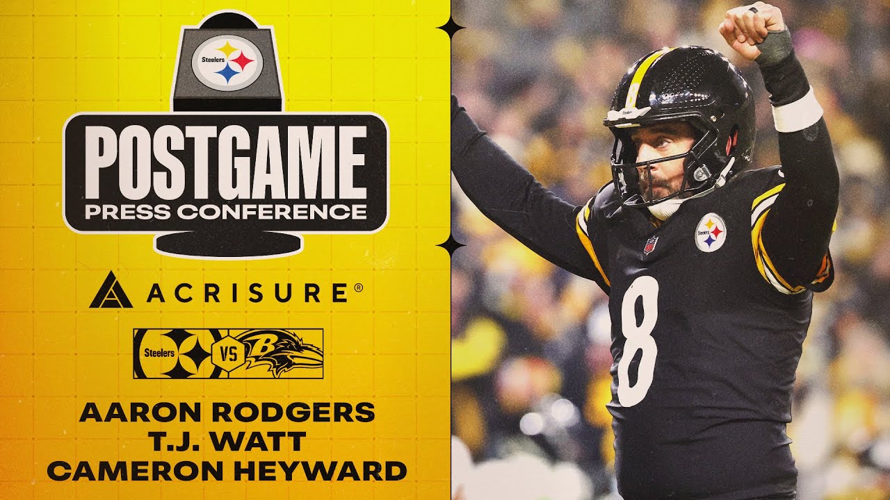 Rodgers, Watt & Heyward Postgame Press Conference (Week 18 vs Baltimore Ravens)