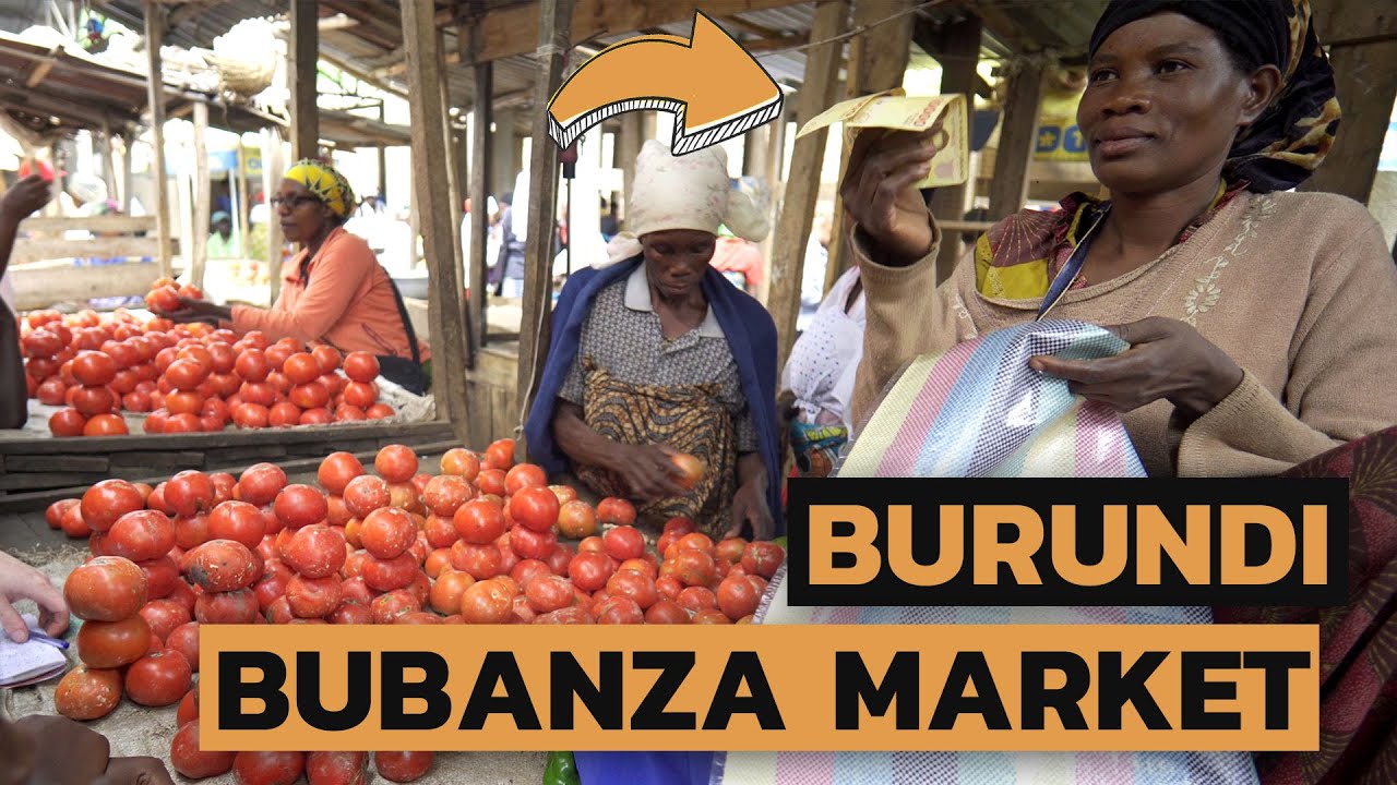 We negotiated food prices in Bubanza market in Burundi