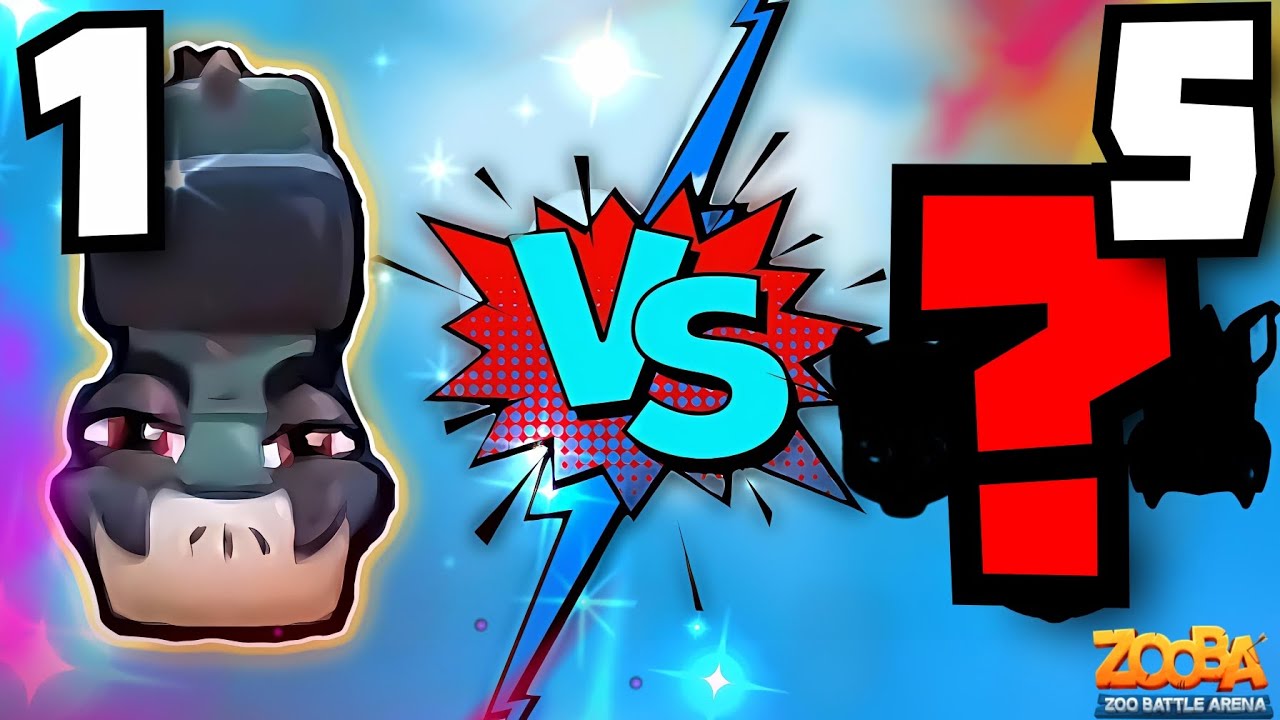 EPIC Rocky Gameplay | He Still Zooba King! | TheOne Gaming | Zooba Gameplay | Zooba 1 V 5 |Rocky |