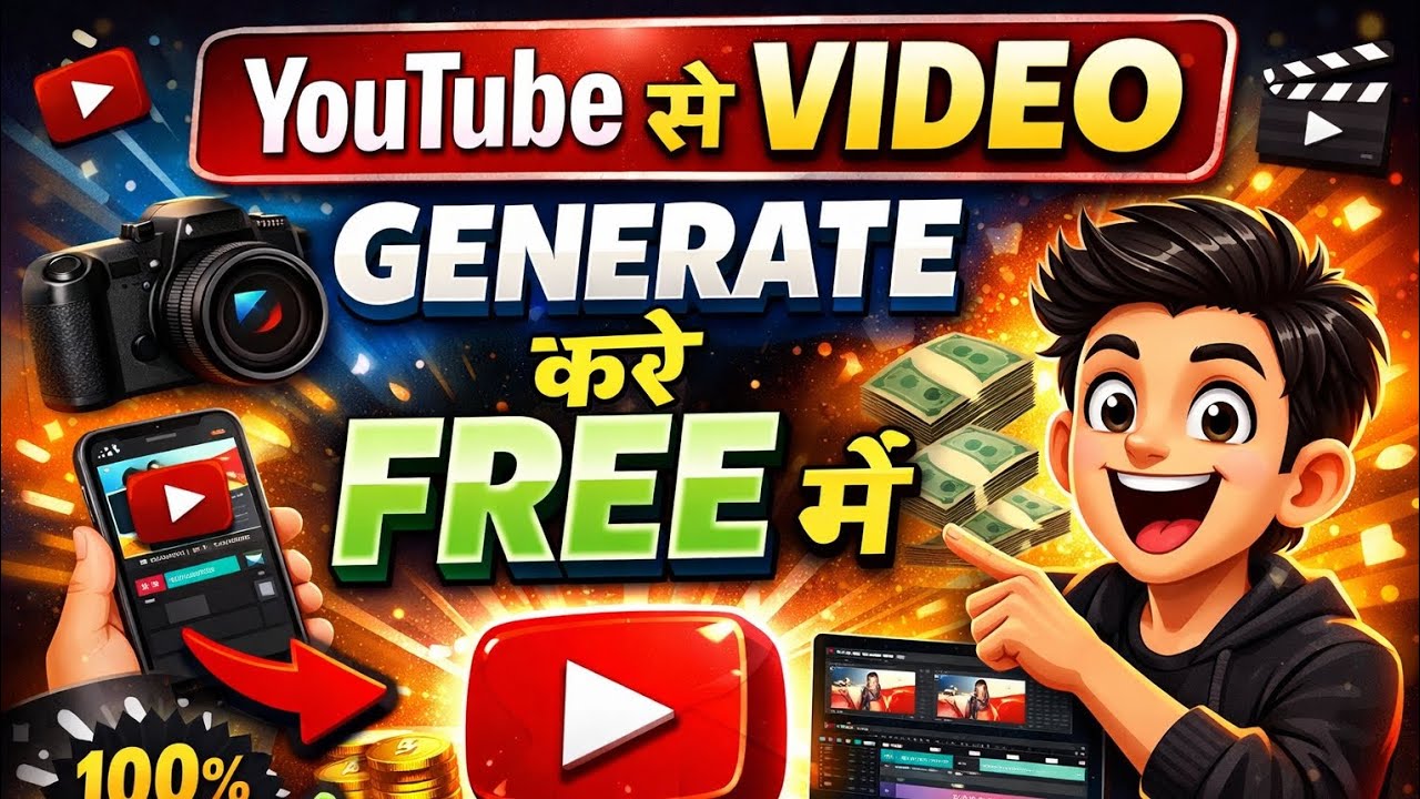 Free Me YouTube Video Kaise Banaye? | AI Se Video Generate Kare (No Copyright) #youtube #tech #chatg