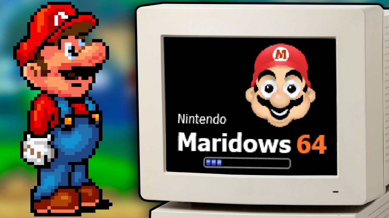 Nintendo Maridows 64 - Weird & Funny Fake OS