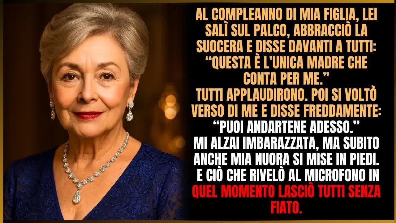 Al compleanno di mia figlia mi ha umiliata — Ma mia nuora ha sconvolto tutti con la verità!