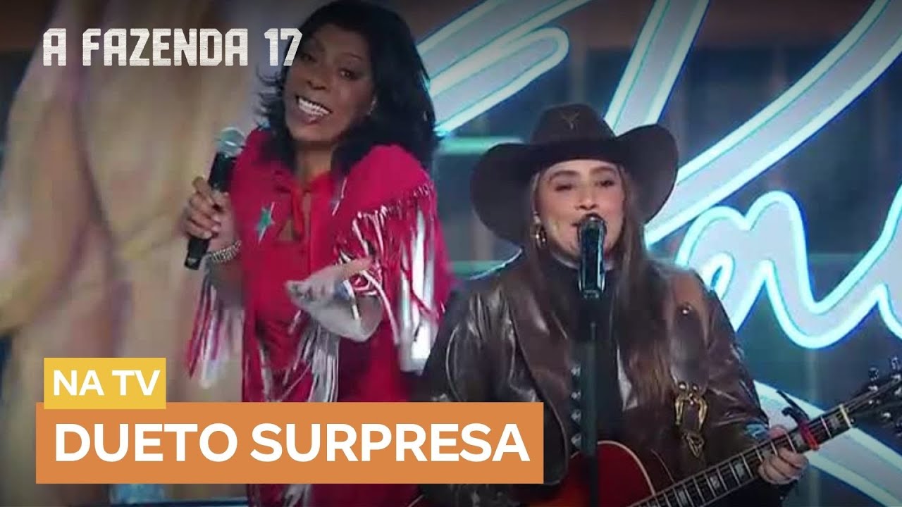 'Escrito Nas Estrelas': Márcia Fu canta hit ao lado de Lauana Prado | A Fazenda 17