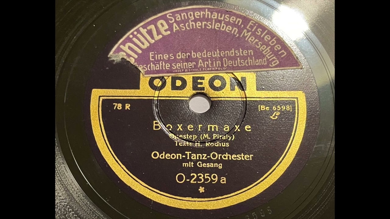 Odeon Tanz Orchester & Alice Hechy - Boxermaxe