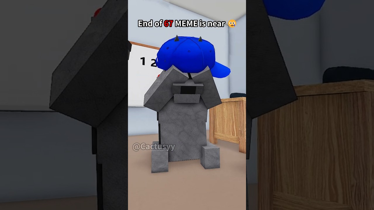 Is the 67 Meme Ending soon? 🥲 (Wolf lore x school) #shorts #roblox #usa #99nightintheforest