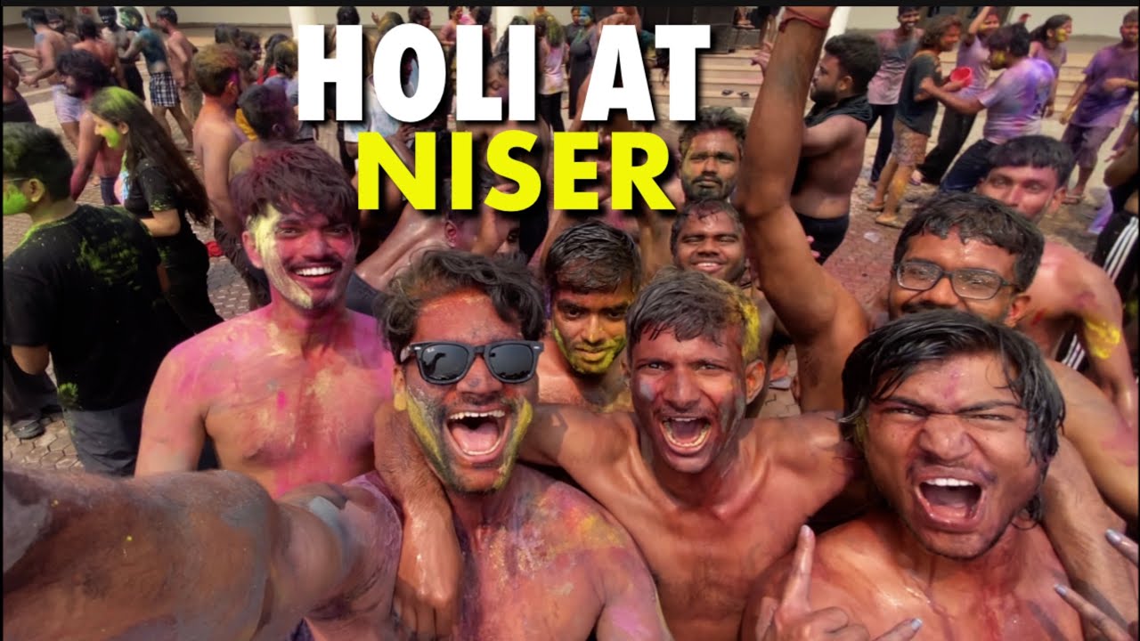 Holi At NISER Bhubaneswar | No civic sense was harmed.