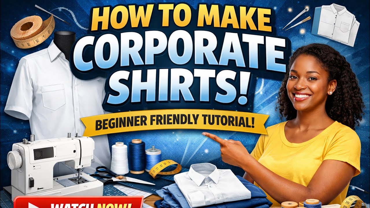 A detailed tutorial on how to cut a male corporate shirt