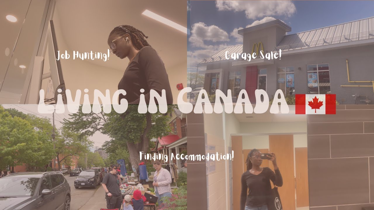 Ep8: Life in Ottawa🇨🇦||Finding accommodation, Job hunting, Garage sale