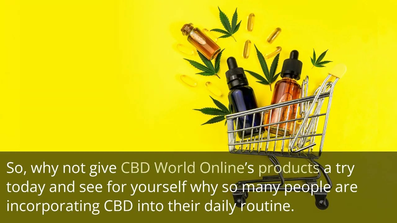 Get to Know CBD World Online and Our Official eBay Store || CBD World Online
