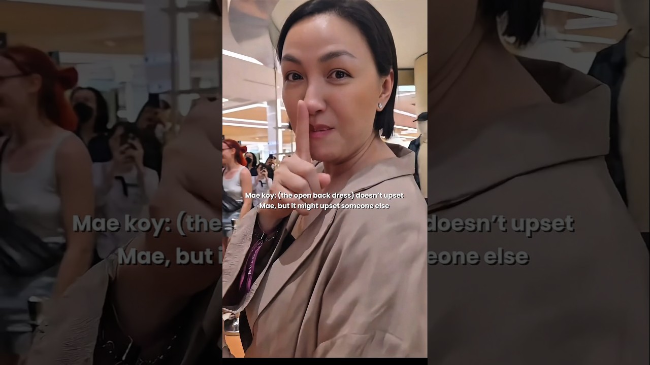 Mae Koy know how to teased her daughter in-law🤣😭Mae really captain of the ship 😆#หลิงออม #LingOrm