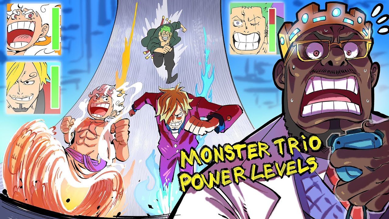 Luffy Vs Zoro Vs Sanji Power Level Stats Comparison - Speed 📋