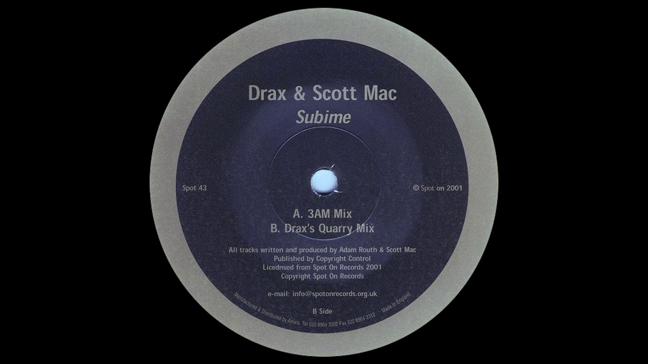 Drax & Scott Mac - Sublime (3AM Mix) (2001)