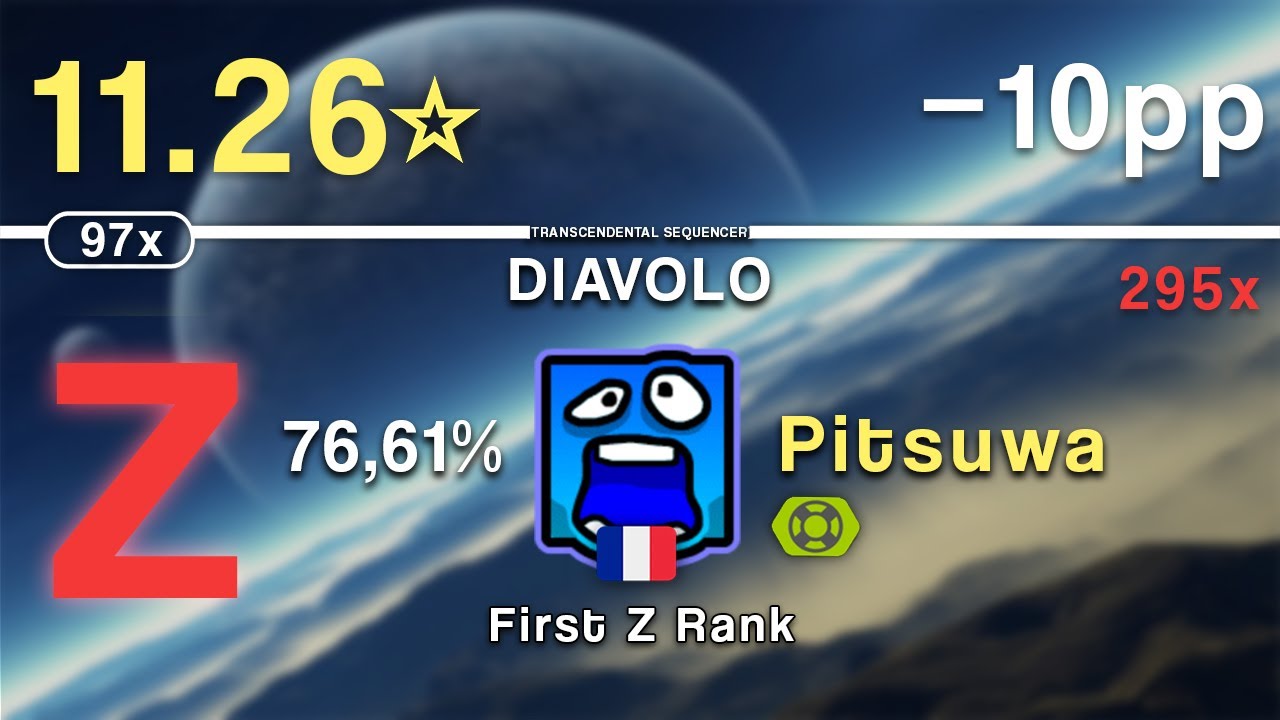 💝11.26⭐ Pitsuwa | Dokyo Kyodai - DIAVOLO [TRANSCENDENTAL SEQUENCER] -10pp 76.61% 295❌