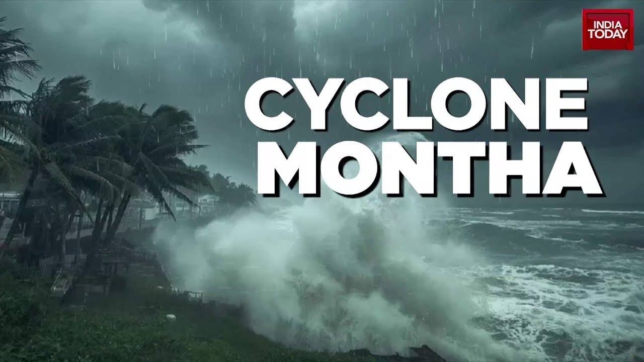Cyclone Montha Aftermath: 2 Dead in Andhra, Naidu Surveys Damage | India Today