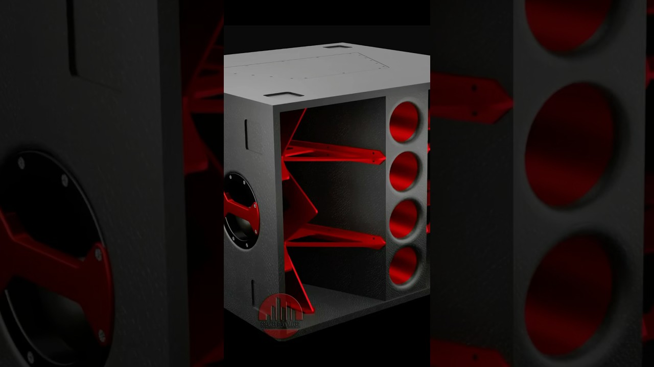 WBIN/ Wbox 118 compact mode complete internal view #speaker #sound #diy #audio  #dj