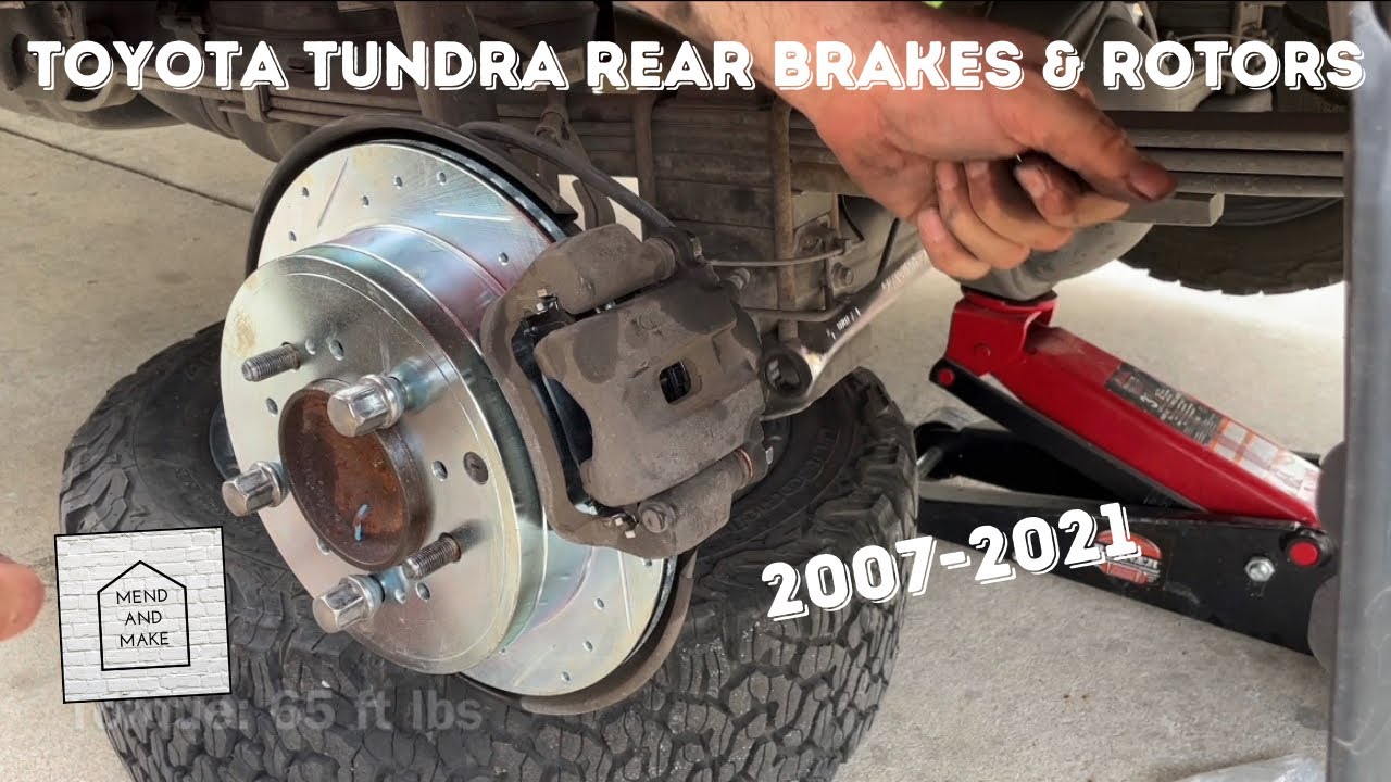 2013 Toyota Tundra Rear Brakes and Rotors 2007-2021