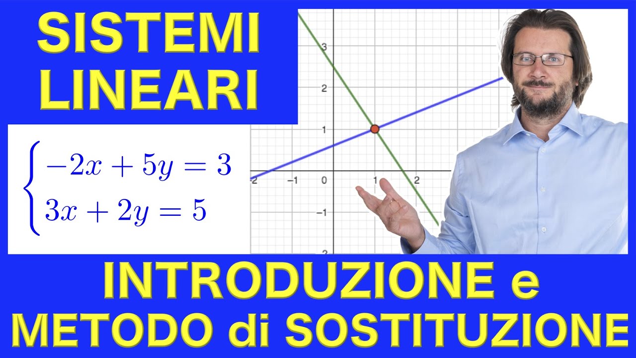 Sistemi lineari, introduzione e metodo di sostituzione