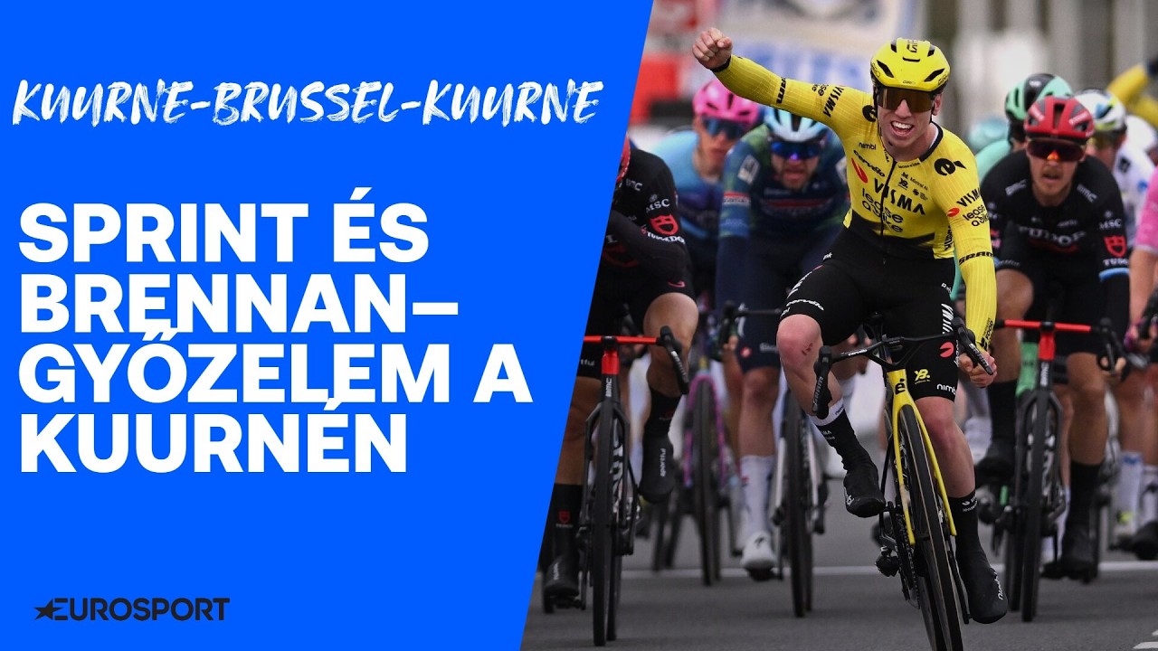 Tökéletes sprint Brennantől a Kuurne végén