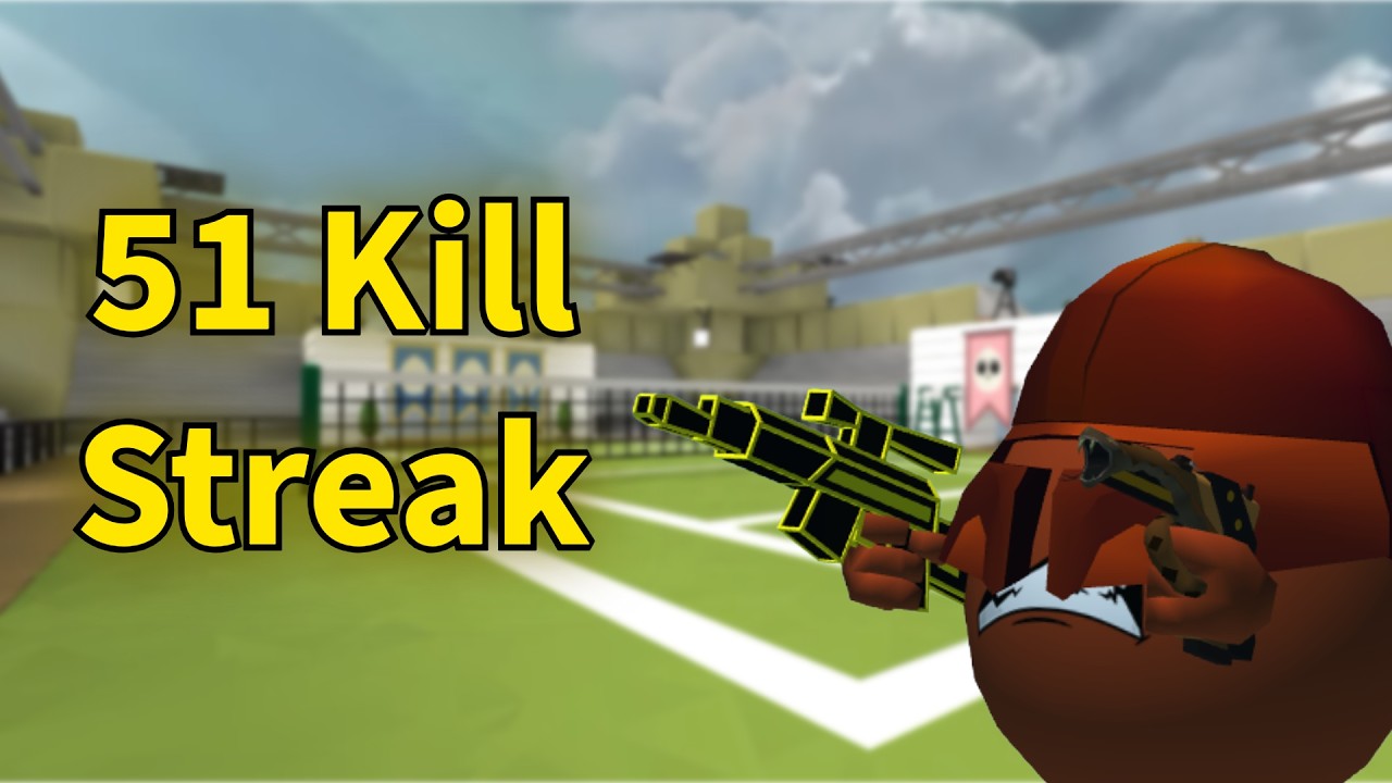 Destroying a lobby with the Free Ranger - 51 Killstreak! | Shell Shockers