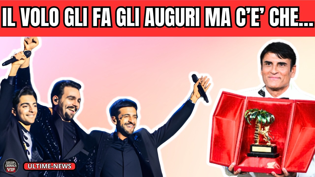 IL VOLO E SANREMO: IGNAZIO PIERO E GIANLUCA FANNO GLI AUGURI A SAL DA VINCI MA C’E’ QUALCOSA CHE?
