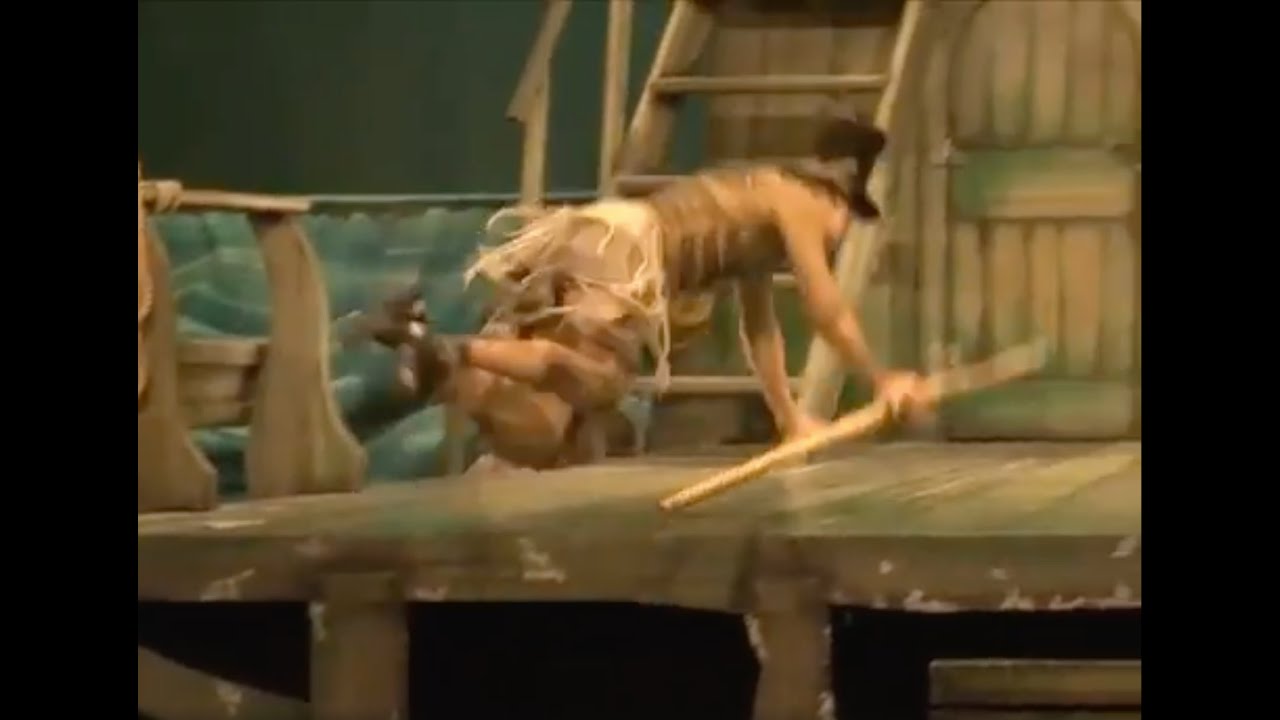 Stephan’s famous falling over routine from Moby Dick